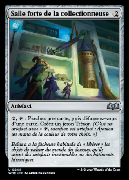 Salle forte de la collectionneuse, carte Magic WOE 244 — extension Wilds of Eldraine