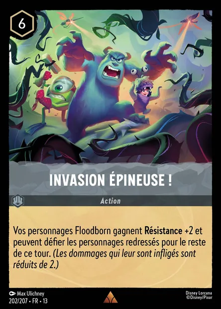 Invasion épineuse !, carte Disney Lorcana CH13-202 — extension Invasion Epineuse!