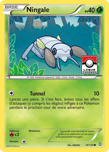 Ningale, carte Pokémon DRX 10 — extension Dragons Éxaltés
