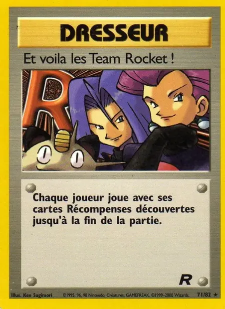 Et voila les Team Rocket !, carte Pokémon TR 15 — extension Team Rocket