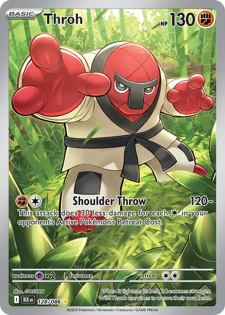Throh, Pokémon card BLK 128 — Black Bolt set