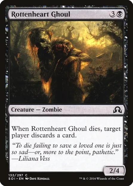 Rottenheart Ghoul, Magic card SOI 132 — Shadows over Innistrad set