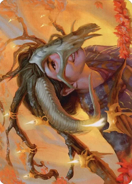 Hedgewitch's Mask // Hedgewitch's Mask, carte Magic AMID 17 — extension Midnight Hunt Art Series
