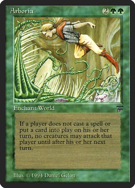Arboria, Magic card LEG 174 — Legends set