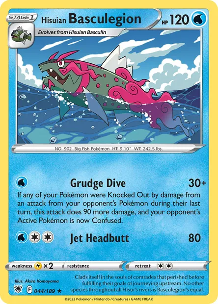 Hisuian Basculegion, Pokémon card ASR 044 — Astral Radiance set