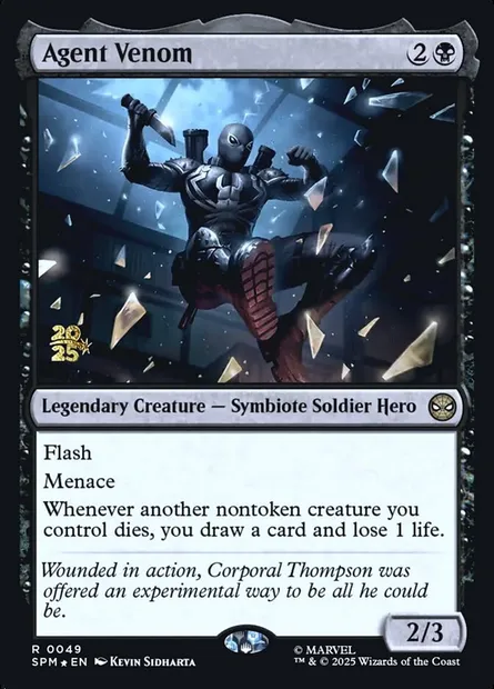 Agent Venom, Magic card PSPM 49s — Marvel's Spider-Man Promos set