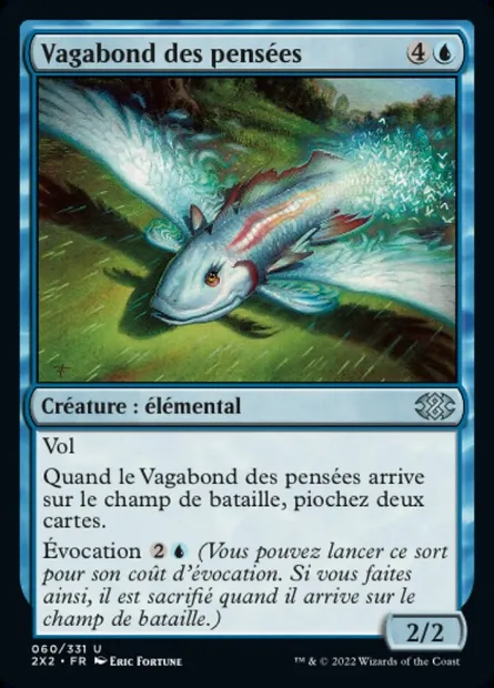 Vagabond des pensées, carte Magic 2X2 60 — extension Double Masters 2022