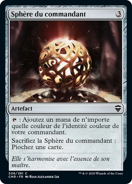 Sphère du commandant, carte Magic CMR 306 — extension Commander Legends