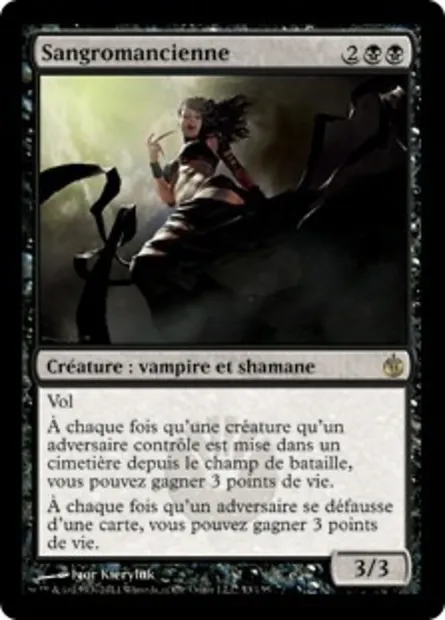 Sangromancienne, carte Magic MBS 53 — extension Mirrodin assiégé