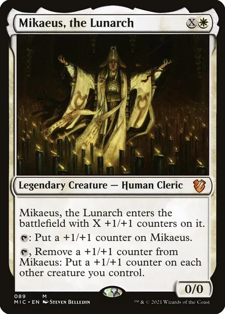 Mikaeus, the Lunarch, Magic card MIC 89 — Midnight Hunt Commander set