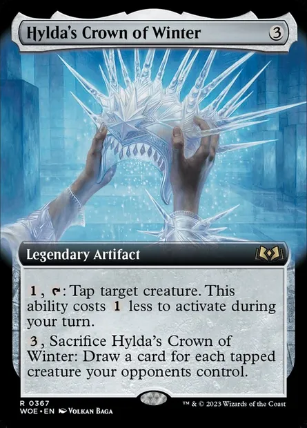 Hylda's Crown of Winter, Magic card WOE 367 — Wilds of Eldraine set