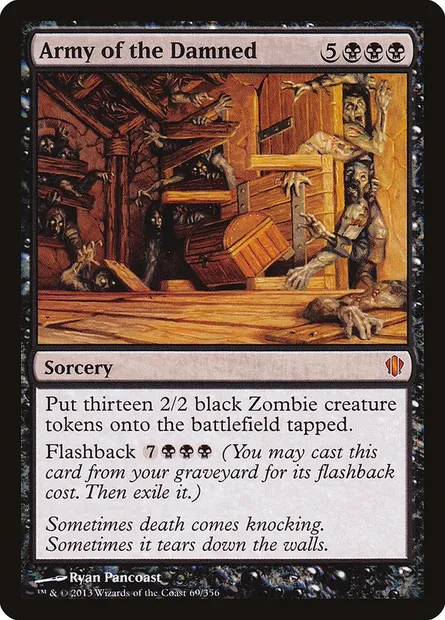 Army of the Damned, Magic card C13 69 — Commander 2013 set