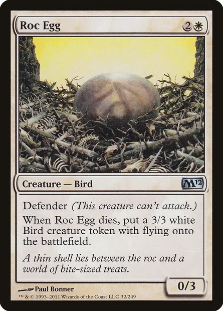 Roc Egg, Magic card M12 32 — Magic 2012 set