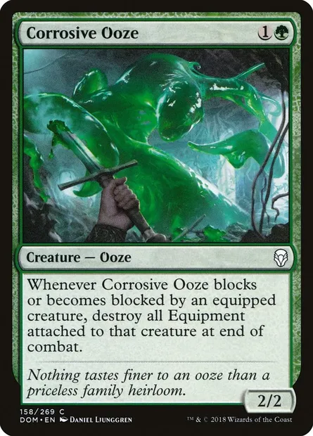 Corrosive Ooze, Magic card DOM 158 — Dominaria set