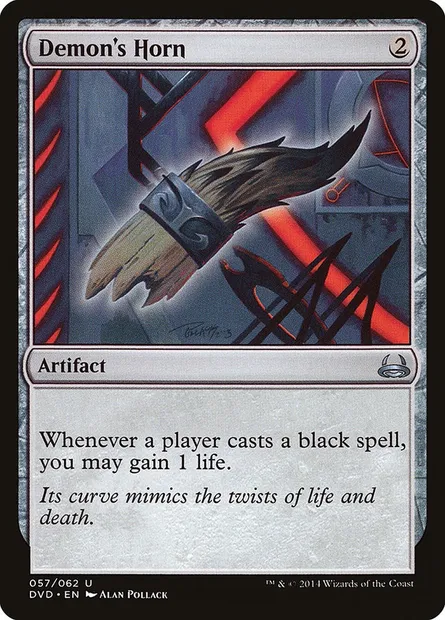 Demon's Horn, Magic card DVD 57 — Duel Decks Anthology: Divine vs. Demonic set