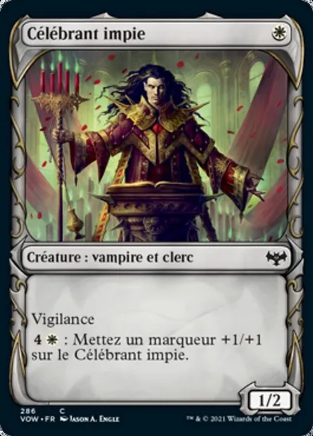 Célébrant impie, carte Magic VOW 286 — extension Innistrad : noce écarlate