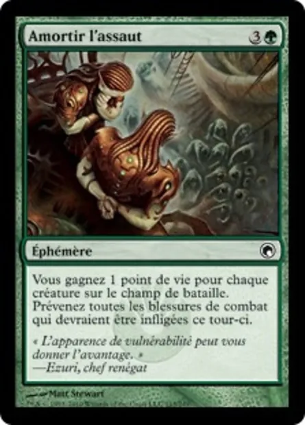 Amortir l'assaut, carte Magic SOM 113 — extension Cicatrices de Mirrodin