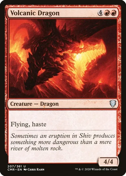 Volcanic Dragon, Magic card CMR 207 — Commander Legends set