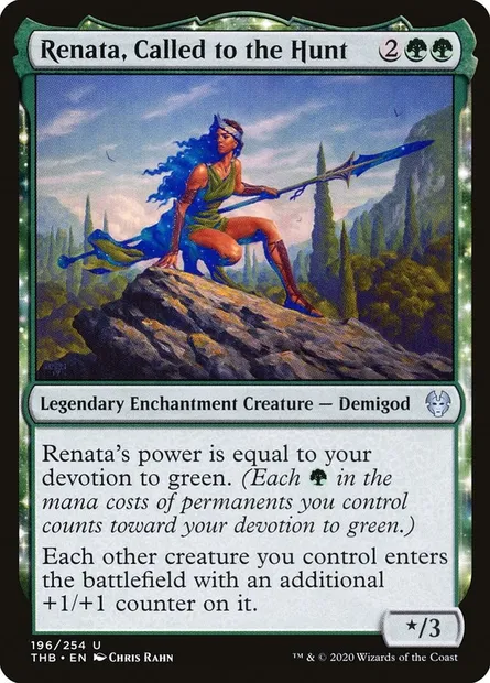 Renata, Called to the Hunt, Magic card THB 196 — Theros Beyond Death set