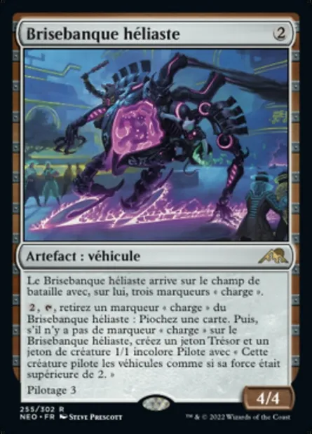 Brisebanque héliaste, carte Magic NEO 255 — extension Kamigawa: La Dynastie Néon