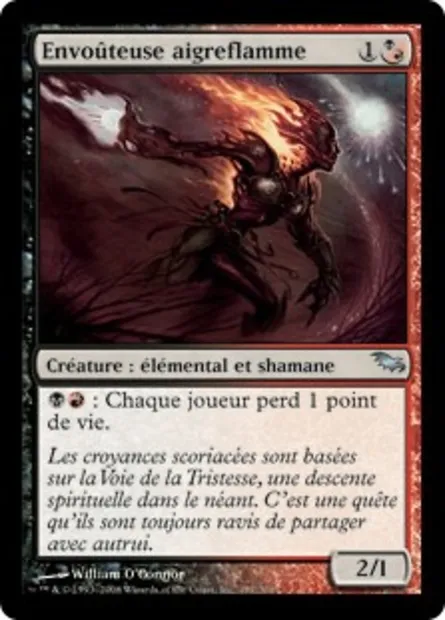 Envoûteuse aigreflamme, carte Magic SHM 197 — extension Sombrelande