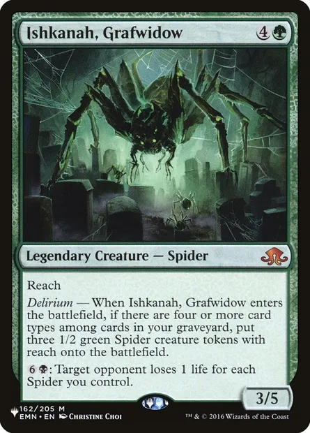 Ishkanah, Grafwidow, Magic card PLST EMN-162 — The List set