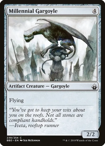 Millennial Gargoyle, Magic card BBD 239 — Battlebond set