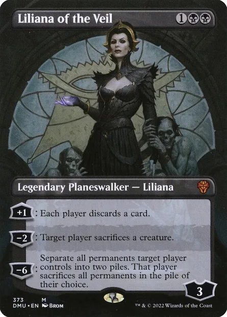 Liliana of the Veil, Magic card DMU 373 — Dominaria United set