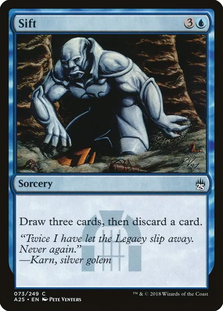 Sift, Magic card A25 73 — Masters 25 set