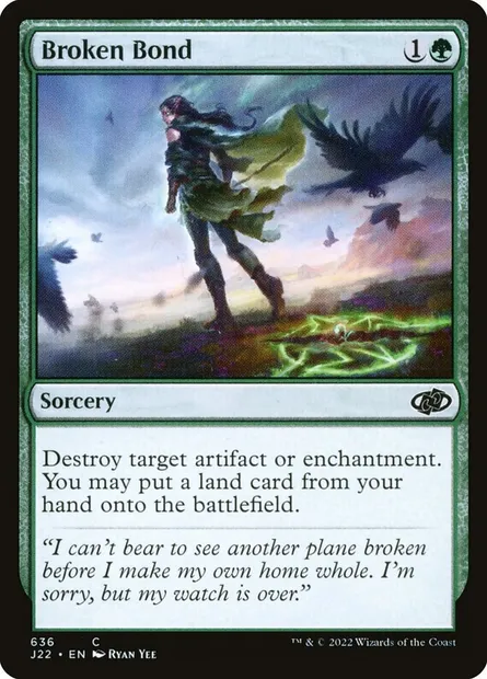 Broken Bond, Magic card J22 636 — Jumpstart 2022 set