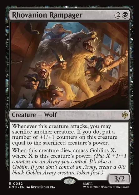 Rhovanion Rampager, Magic card HOB 82 — The Hobbit set