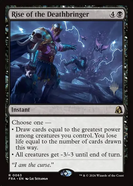 Ascension du portemort, carte Magic PFRA 63p — extension Reality Fracture Promos