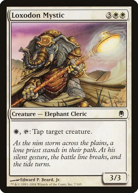 Loxodon Mystic, Magic card DST 7 — Darksteel set