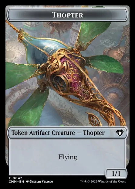 Thopter, Magic card TCMM 47 — Commander Masters Tokens set