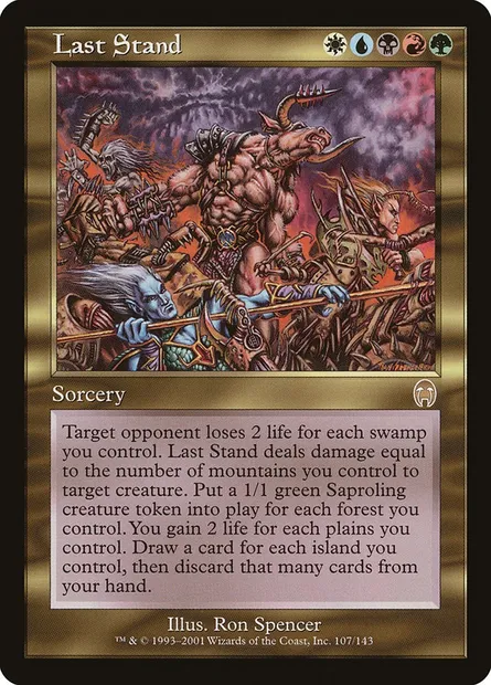Last Stand, Magic card APC 107 — Apocalypse set