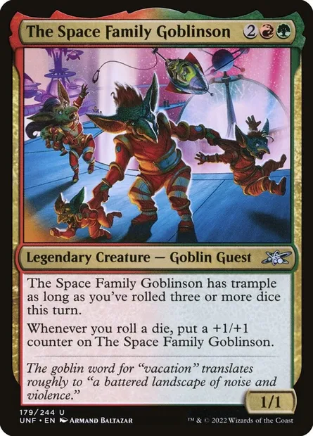 The Space Family Goblinson, Magic card UNF 179 — Unfinity set