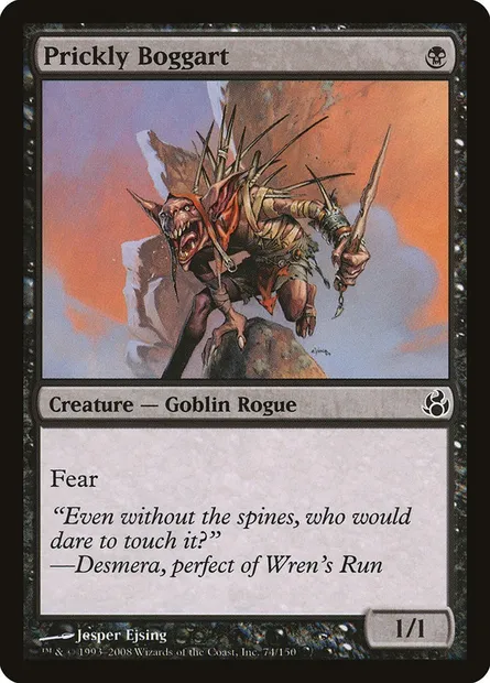 Prickly Boggart, Magic card MOR 74 — Morningtide set