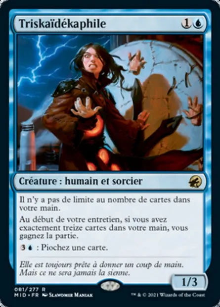 Triskaïdékaphile, carte Magic MID 81 — extension Innistrad : chasse de minuit