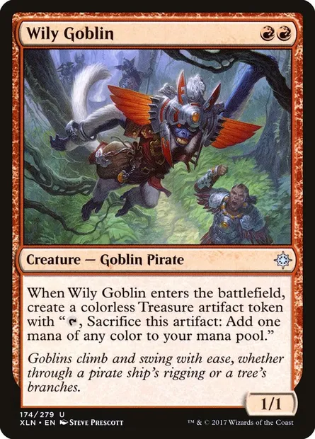 Wily Goblin, Magic card XLN 174 — Ixalan set