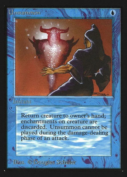 Désinvocation, carte Magic CED 87 — extension Collectors' Edition