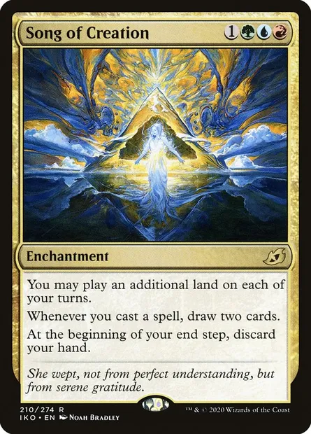 Song of Creation, Magic card IKO 210 — Ikoria: Lair of Behemoths set
