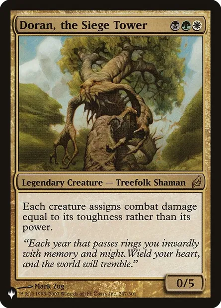 Doran, the Siege Tower, Magic card PLST LRW-247 — The List set