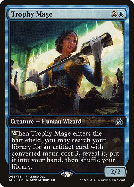 Trophy Mage, Magic card PAER 48 — Aether Revolt Promos set