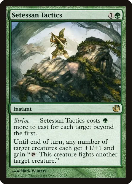 Setessan Tactics, Magic card JOU 140 — Journey into Nyx set