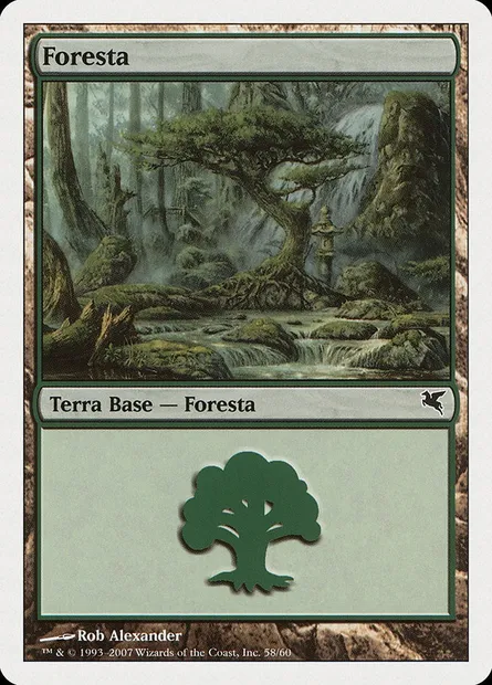 Forest, Magic card PSAL K58 — Salvat 2005 set