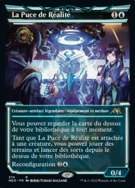 La Puce de Réalité, carte Magic NEO 374 — extension Kamigawa: La Dynastie Néon