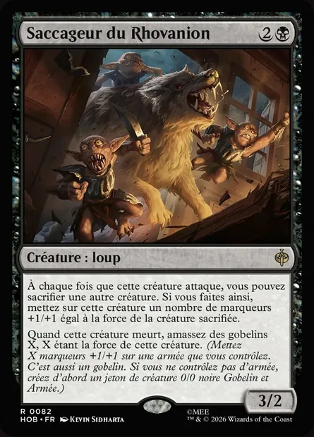 Saccageur du Rhovanion, carte Magic HOB 82 — extension The Hobbit