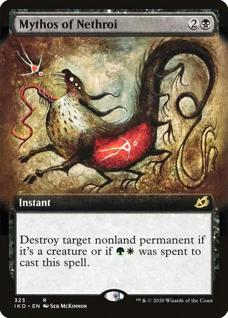 Mythos of Nethroi, Magic card IKO 323 — Ikoria: Lair of Behemoths set