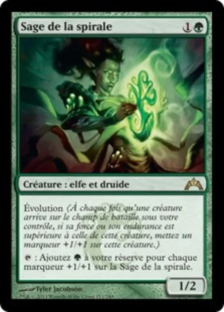 Sage de la spirale, carte Magic GTC 123 — extension Insurrection