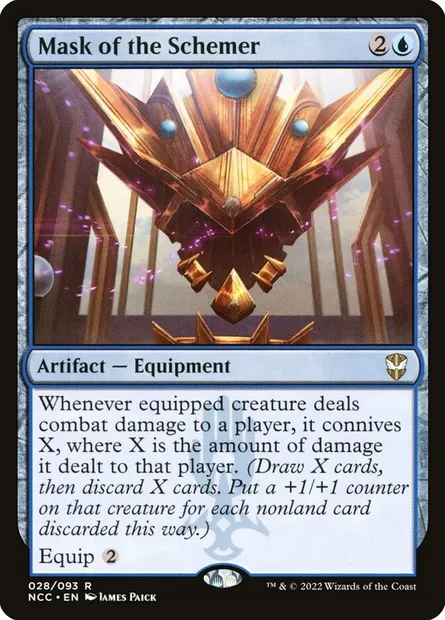Mask of the Schemer, Magic card NCC 28 — New Capenna Commander set